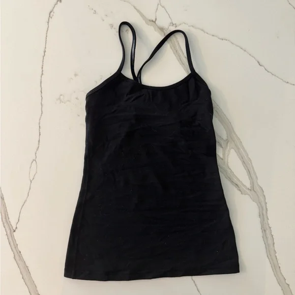 Lululemon Power Y Tank Size- Black - Size 4 - Picture 6 of 8